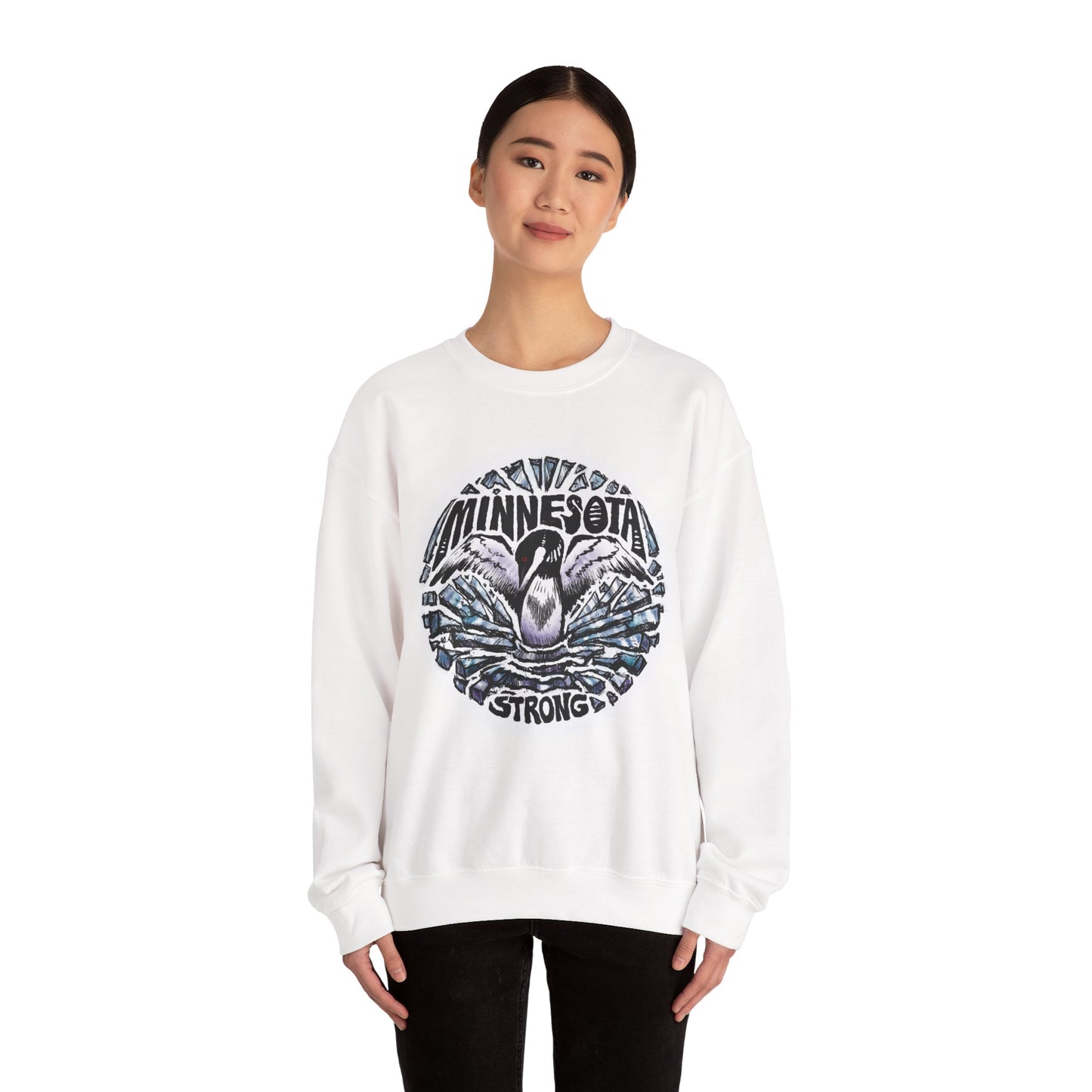 Minnesota Strong Crewneck Sweatshirt – Bold Loon State Pride Pullover