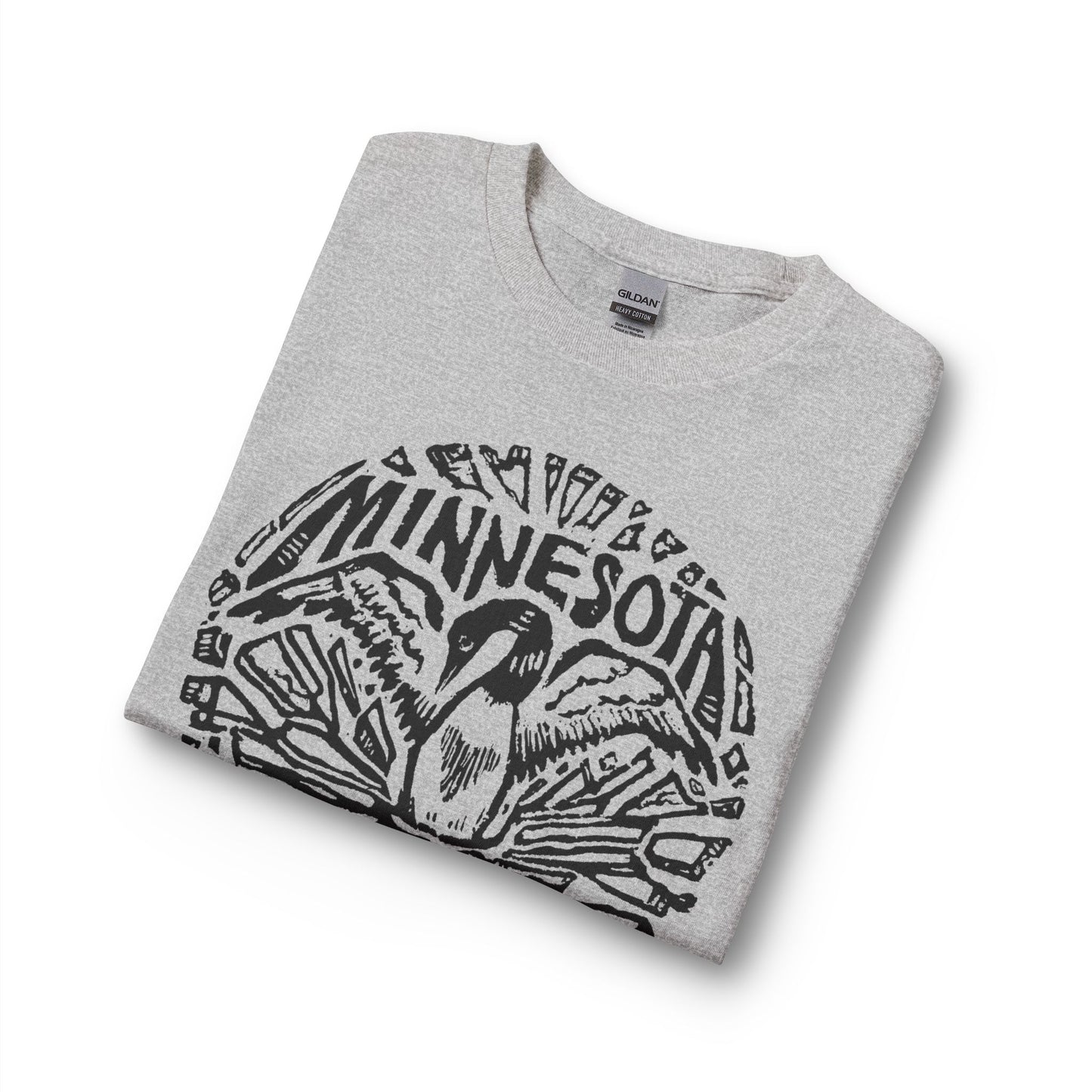 Minnesota Strong Long Sleeve Tee — Loon Lake Nature Graphic