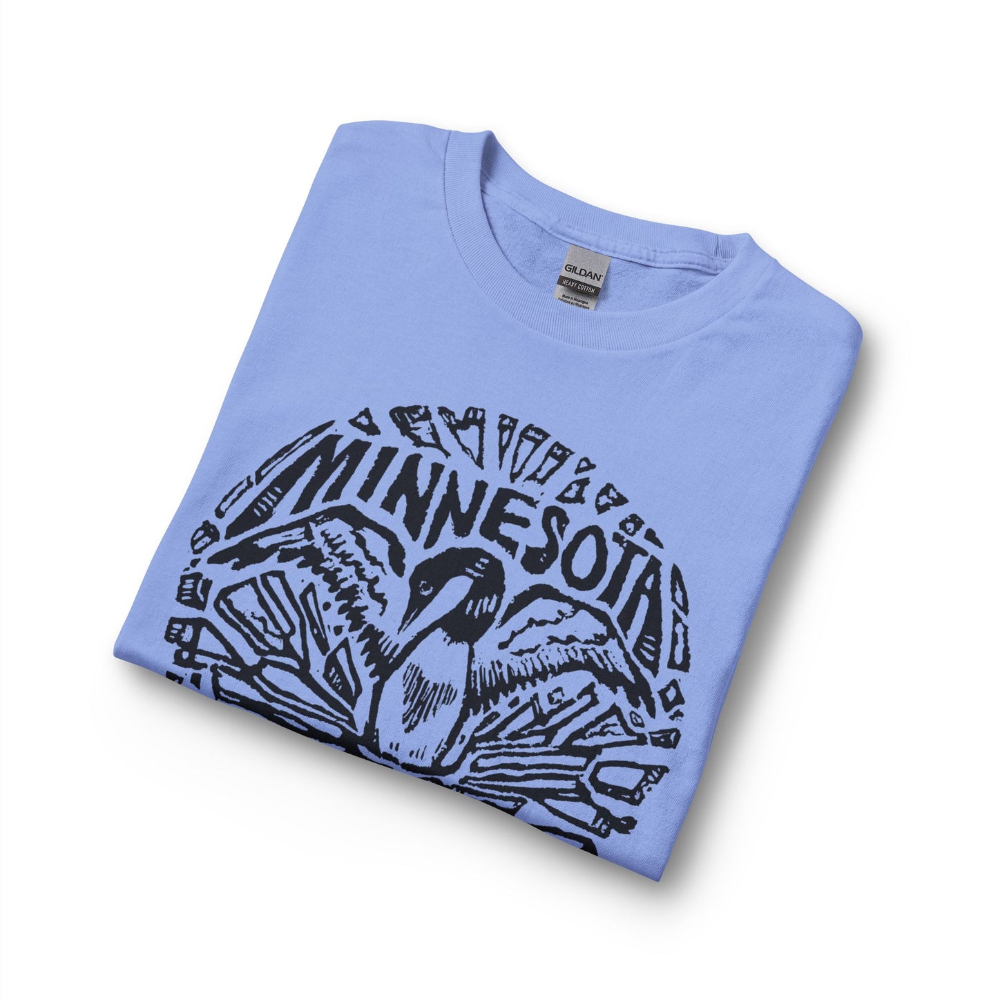 Minnesota Strong Long Sleeve Tee — Loon Lake Nature Graphic