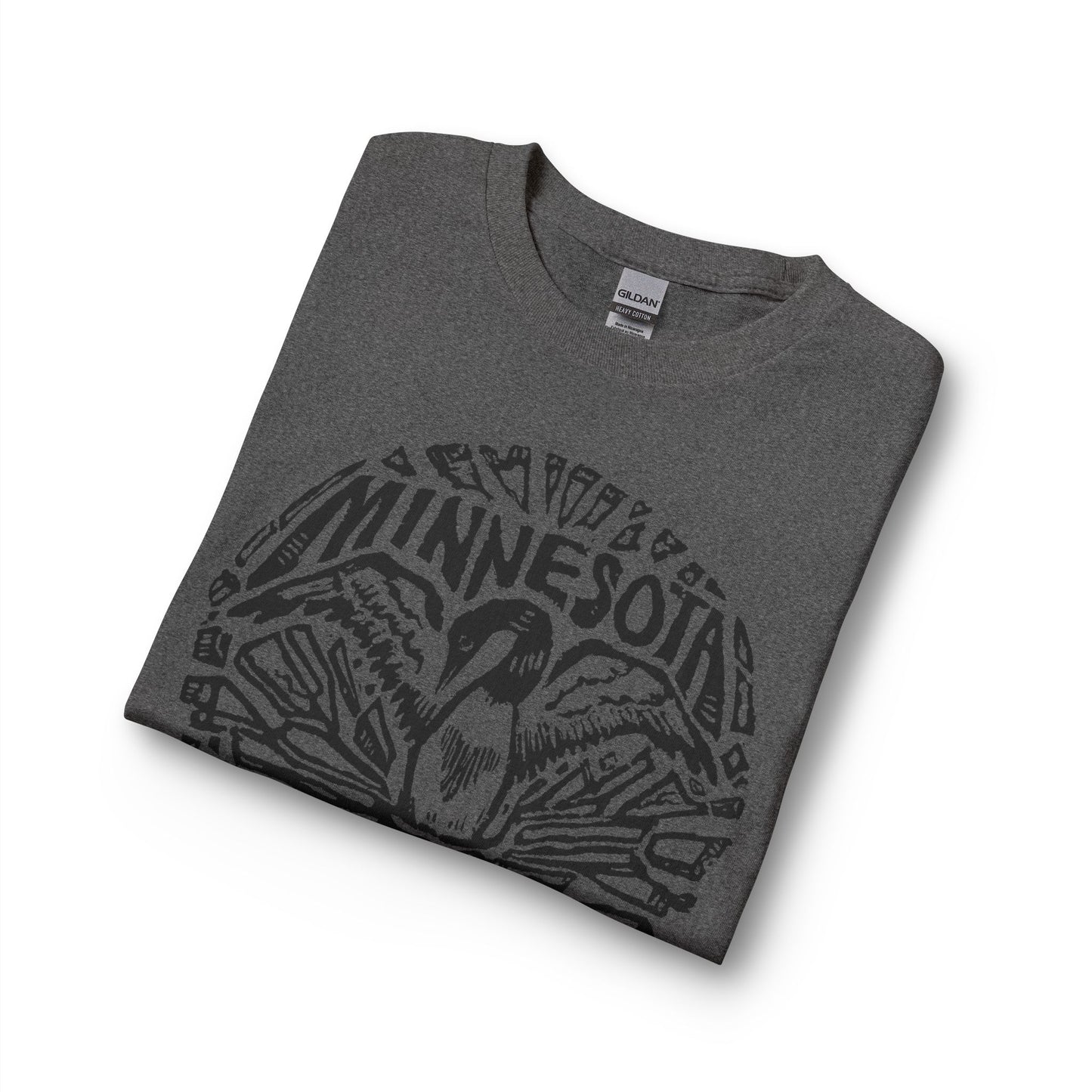 Minnesota Strong Long Sleeve Tee — Loon Lake Nature Graphic