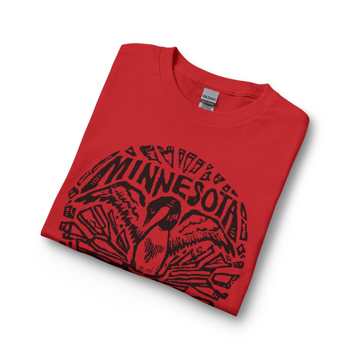Minnesota Strong Long Sleeve Tee — Loon Lake Nature Graphic