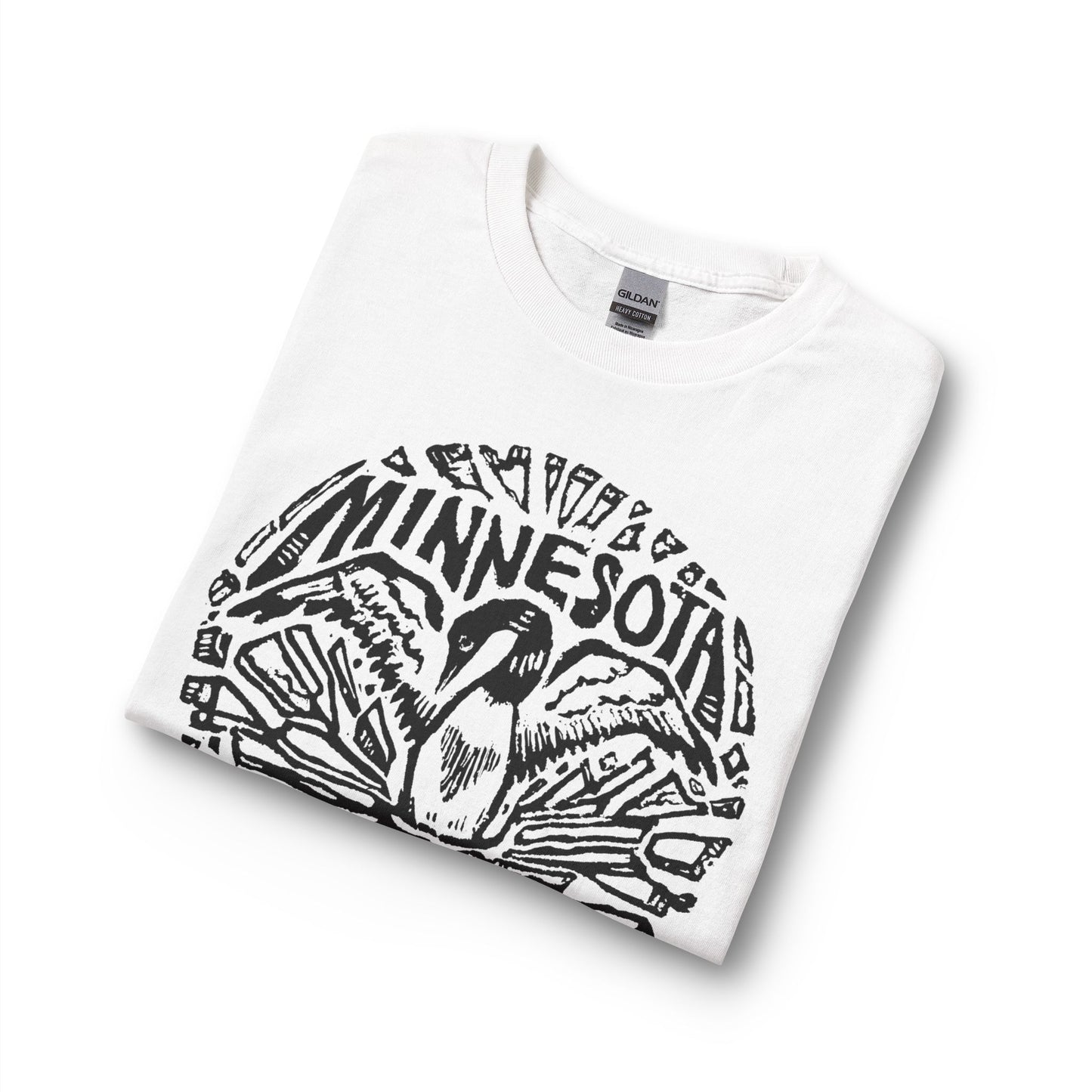 Minnesota Strong Long Sleeve Tee — Loon Lake Nature Graphic